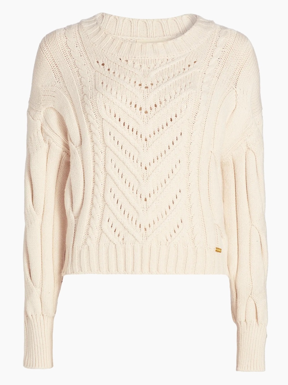 L'AGENCE Storm Boxy Crop Sweater